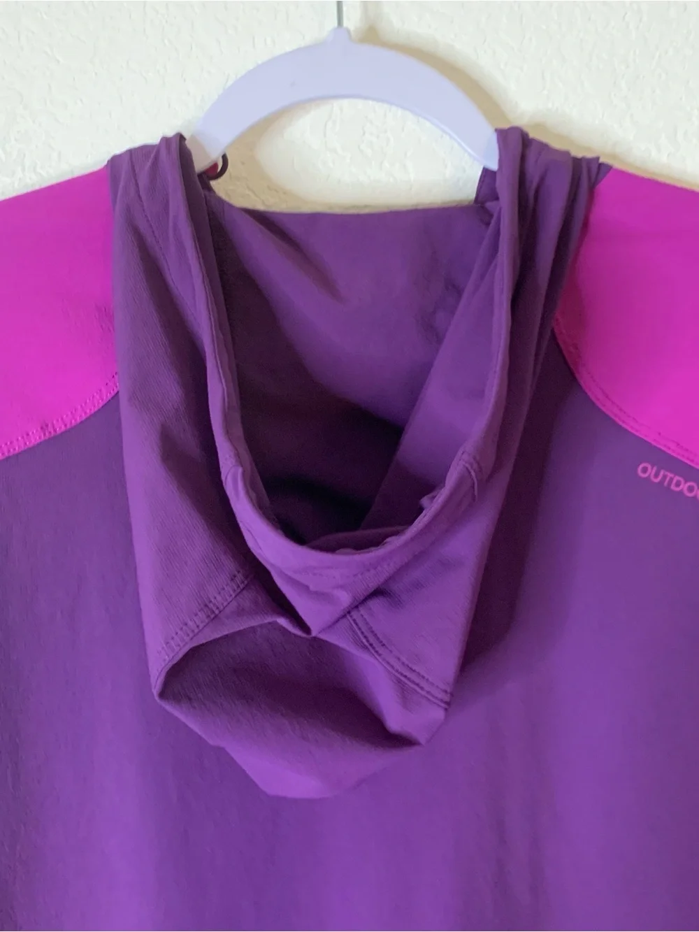 Outdoor research Womens purple ferrosi full zip hooded jacket XL